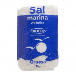 Sal marina atlántica gruesa Biocop 1 kg