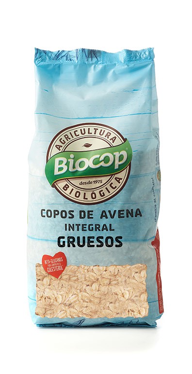 Copos de avena integral gruesos Biocop 500 g