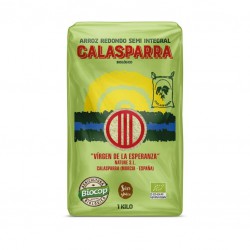 Arroz semiintegral envase plástico Calasparra 1 kg