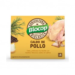 Caldo cubitos pollo Biocop 6x11 g