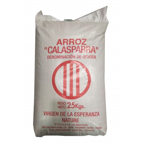 CALASPARRA SEMI BROWN RICE CLOTH BAG  25KG