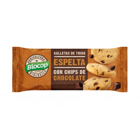 SPELT COOKIES WITH CHOCOLATE CHIPS 32G